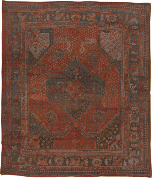Antique Oushak Area Rug (12' x 14')